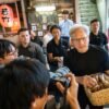 Jensen Huang hands out red bean buns to Tokyo crowds in his latest culinary adventure