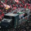 Large crowds fill Tehran streets for Khamenei’s funeral procession