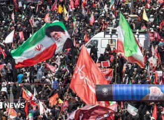 Large crowds in Mashhad for burial of Iran’s late supreme leader