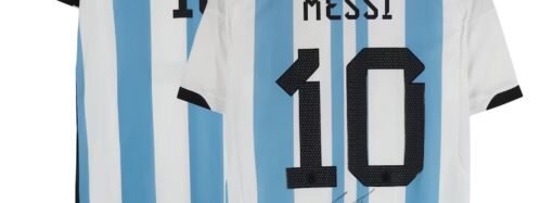 Lionel Messi’s autographed jerseys go on sale as Argentine star leads team to World Cup quarter-finals