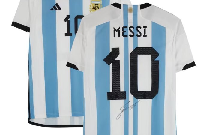 Lionel Messi’s autographed jerseys go on sale as Argentine star leads team to World Cup quarter-finals