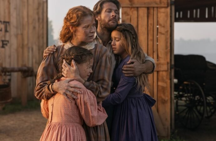 ‘Little House’ Star Crosby Fitzgerald on ‘American Primeval’ Inspiration, The Ingalls’ ‘Risky Move’ and Welcoming a Baby Cow in Season 2
