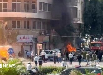 Macron is safe after explosions in the Syrian capital during the French president’s visit