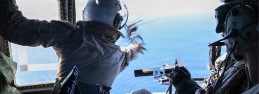 Marines launched drones from a moving helicopter to scout a ship and conduct seizure training.