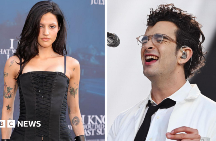 Matty Healy, 1975, marries model Gabbriette Bechtel in Los Angeles