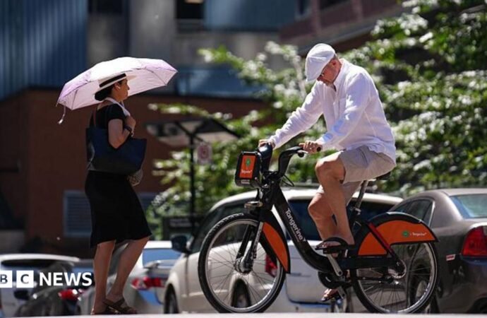 Millions of people in Canada sweltering as heat wave continues to move eastward