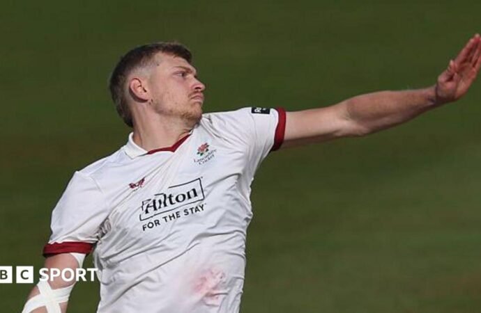 Mitch Stanley: Lancashire hand new two-year contract to fast bowler