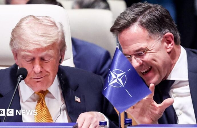 NATO chief tells BBC Trump’s comments are like a ‘family argument’