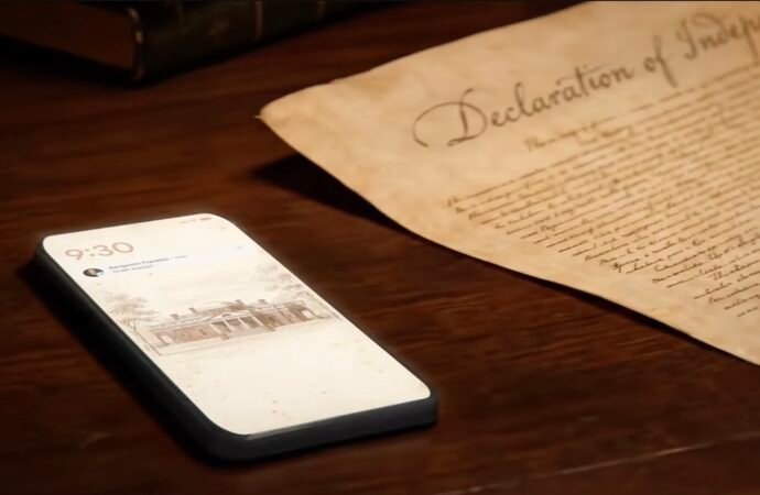New Google Commercial Imagines a Declaration of Independence Written with the Help of AI
