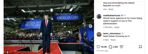 Noah Kahan slams White House for using song in social media post: ‘I would never approve’