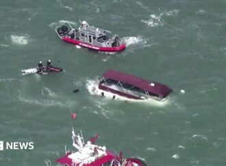 One dead and three missing after ship sinks near Alcatraz