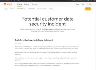 Origin Energy faces potential data breach as hackers claim millions of customer records