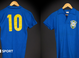 Pelé’s 1958 World Cup final shirt sells for £3.6 million