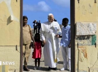 Pope urges Europe to do more for immigrants during visit to gateway island