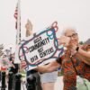 Protesters against AI data centers demonstrate in the US