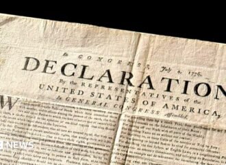 Rare copy of US Declaration of Independence found by volunteer in UK archives