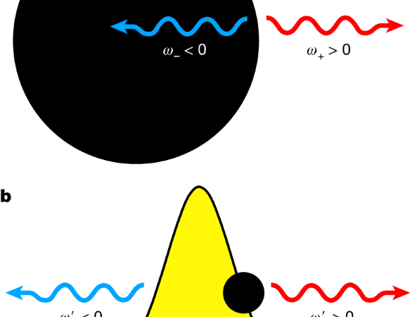 Reverse reaction of stimulated Hawking radiation in an optical analog – Nature