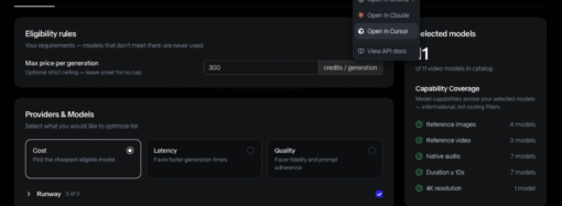 Runway launches AI model router as generative media fills up | TechCrunch