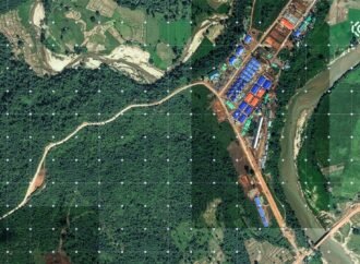 Satellite images reveal how suspected fraudulent compounds appear out of nowhere