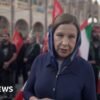 See: Emotion and politics merge in Tehran at the funeral of the former supreme leader
