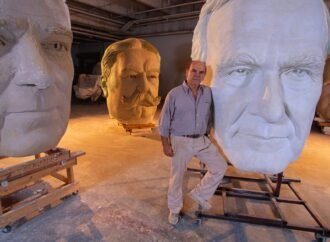 Statues of American presidents’ heads are crumbling in rural Virginia