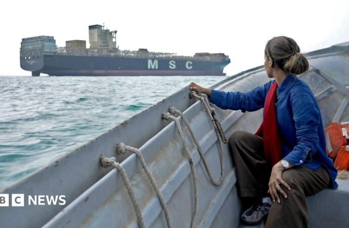 Strait of Hormuz: BBC sees seized ships and stranded oil tankers on visit to Iran