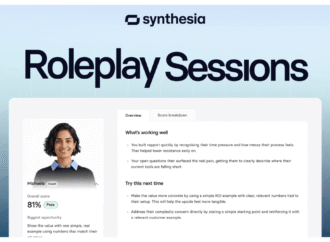 Synthesia’s AI Training Platform Goes Beyond Videos and Becomes Live Training | TechCrunch