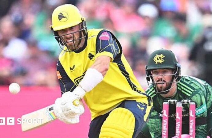 T20 Blast semi-final: Hampshire Hawks beat Notts Outlaws