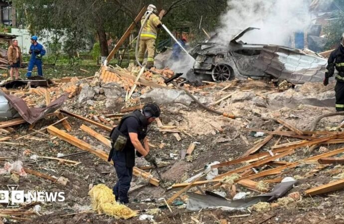 Ten dead in Russian attack on drone exhibition near Kyiv