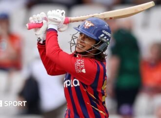 The Hundred 2026 results: Smriti Mandhana helps Manchester Super Giants beat Sunrisers Leeds