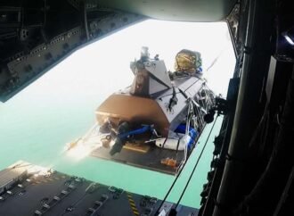 The United Kingdom Navy is launching drones from planes at 400 meters above sea level to solve one of its main problems.