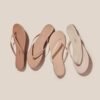 These barely-there Tkees flip flops are made for beach vacations