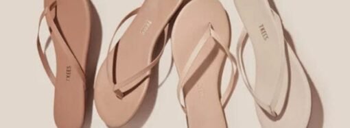 These barely-there Tkees flip flops are made for beach vacations