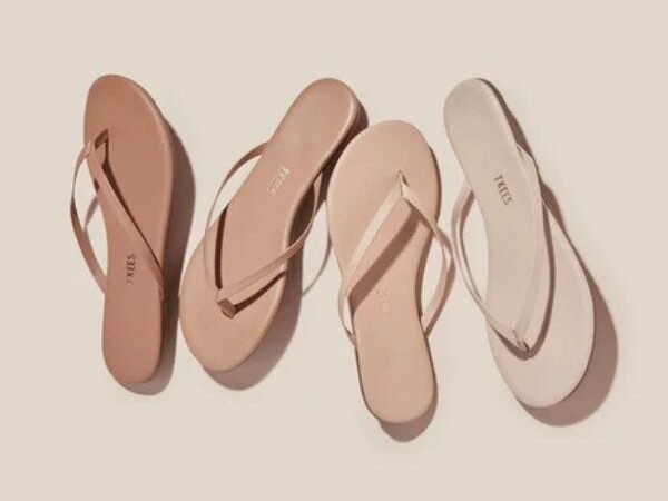 These barely-there Tkees flip flops are made for beach vacations