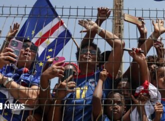 Thousands of Cape Verdean footballers welcome home after their impressive World Cup career