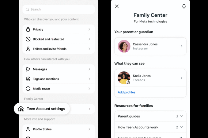 Threads launches parental monitoring tools | TechCrunch
