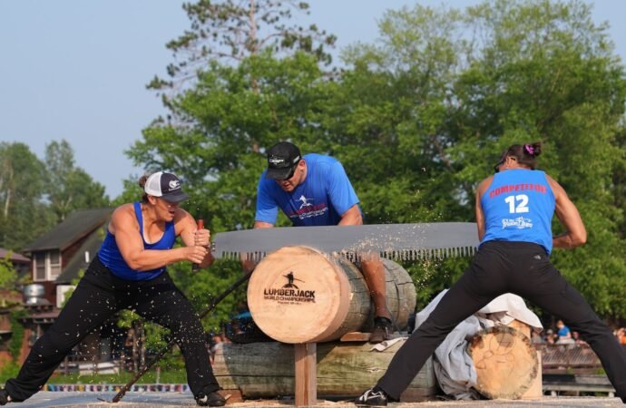 Three women’s world records set at the annual World Lumberjack Championships in Wisconsin