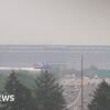 Timelapse shows how the World Cup final stadium disappears in a haze of smoke