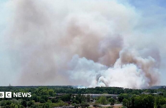 Two French firefighters die fighting a fire near Bordeaux airport
