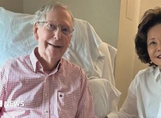 US Senator Mitch McConnell says absent due to fall and pneumonia