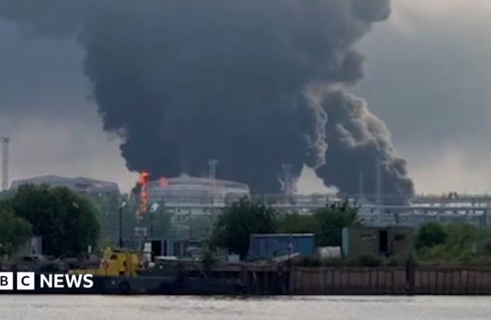 Ukraine attacks important oil terminal in Saint Petersburg, Russia