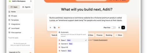 We tested the first Base44 LLM model to create a website