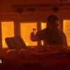 Wildfires in Canada leave train ‘engulfed in flames’ as smoke heads toward US