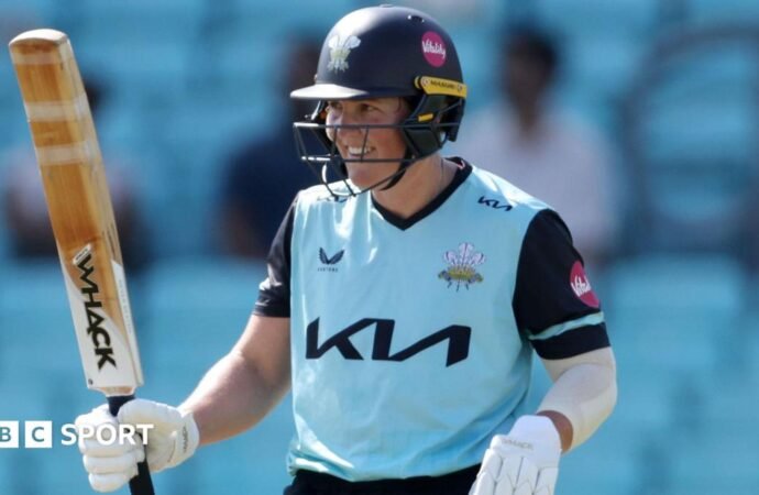 Women’s T20 explosion: Surrey’s Laura Harris hits fastest 50 in win over Warwickshire