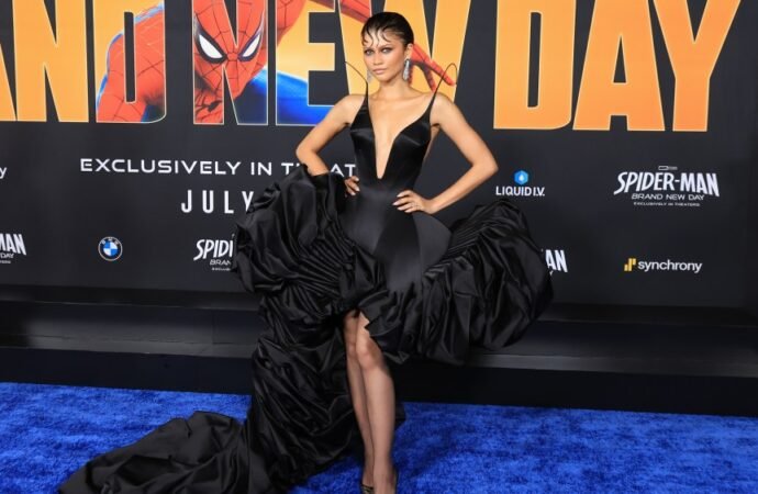Zendaya stuns ‘Spider-Man: Brand New Day’ premiere with ‘abstract’ spider-inspired look: ‘It’s like this metamorphosis’