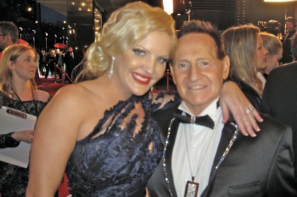 Brynne and Geoffrey Edelsten at the Logies 2011.