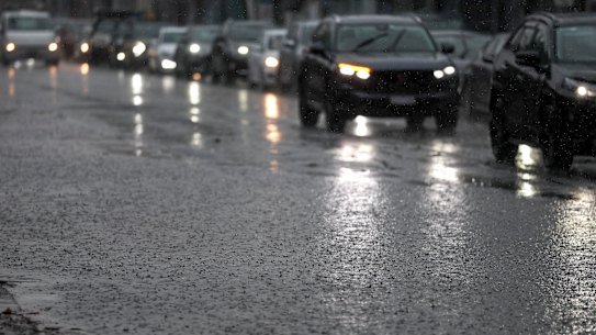 Some parts of Melbourne received almost a millimeter of rain a minute as the storm passed over them.