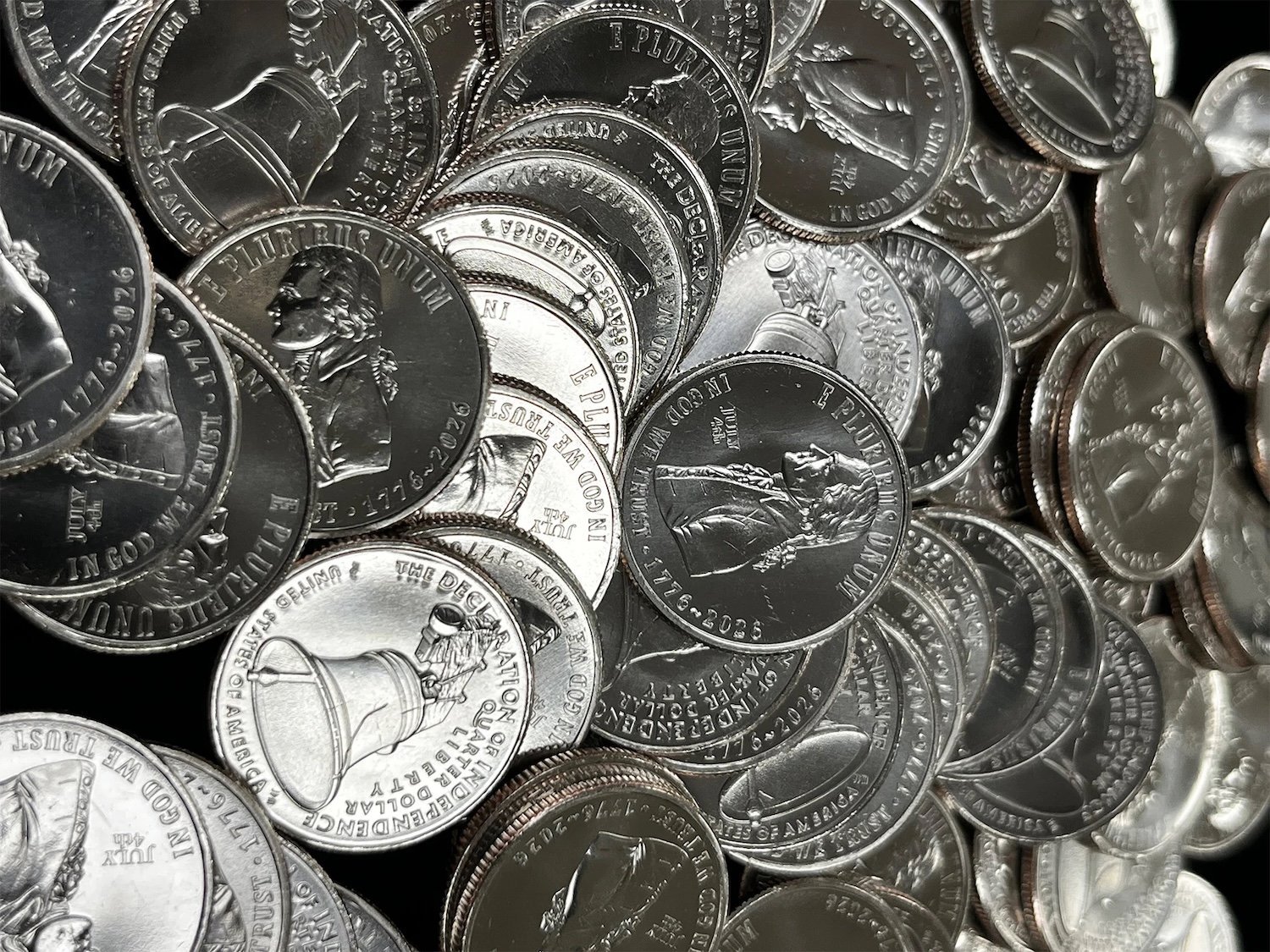 4th of July quarter pile