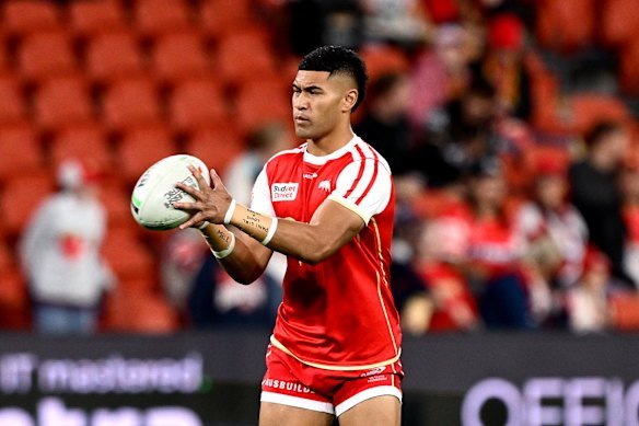 Dolphins halfback Isaiya Katoa.