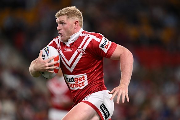 Dolphins prop Tom Flegler is one of only seven squad members to have featured in a finals series.